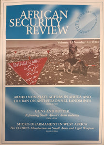 African Security Review (Vol. 13, No. 3) by Mpume Nyandu