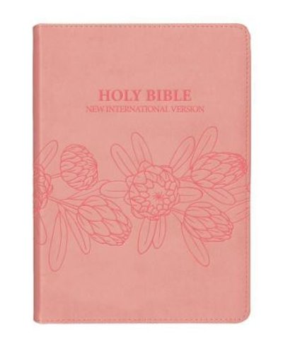 NIV Holy Bible (Salmon Pink Protea)