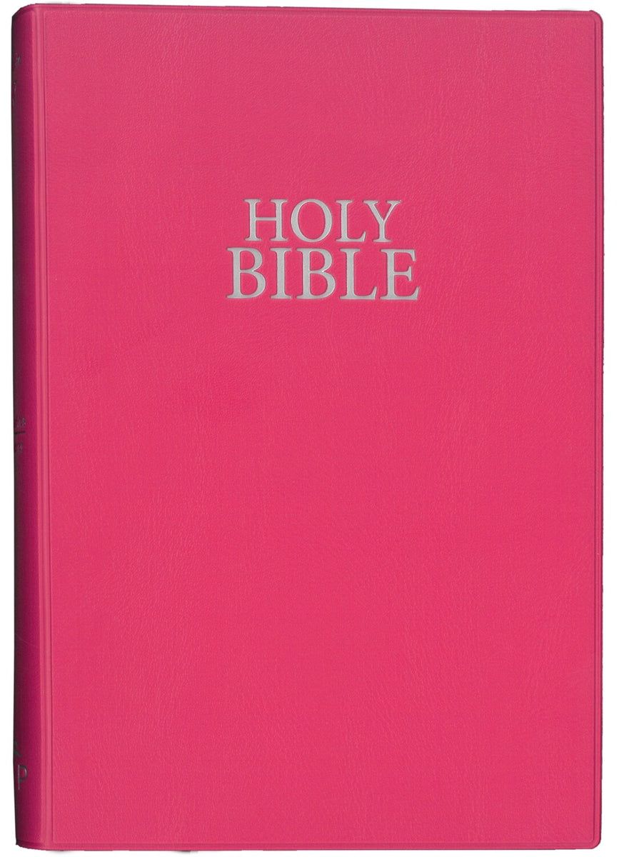 NIV vinyl Bible cerise pink – I H Pentz Booksellers