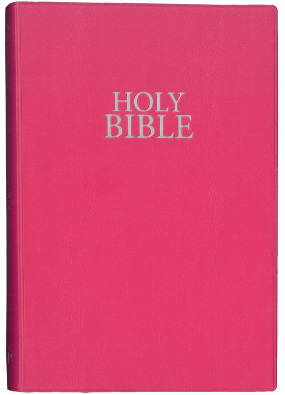 NIV vinyl Bible cerise pink