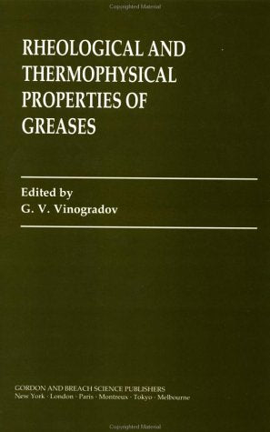 Rheological Thermophysical Pro by G. V. Vinogradov (Editor)