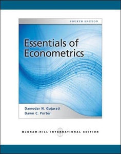 Essentials of Econometrics by Damodar N. Gujarati