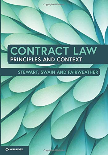 Contract Law by Stewart, Andrew