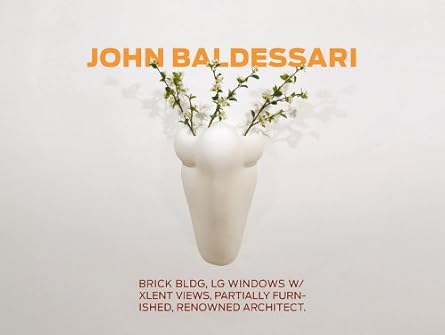 John Baldessari: Brick Bldg, Lg Windows W/Xlent Views, Partially Furnished, Renowned Architect by John Baldessari