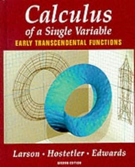 Calculus: Early Transcendental Functions