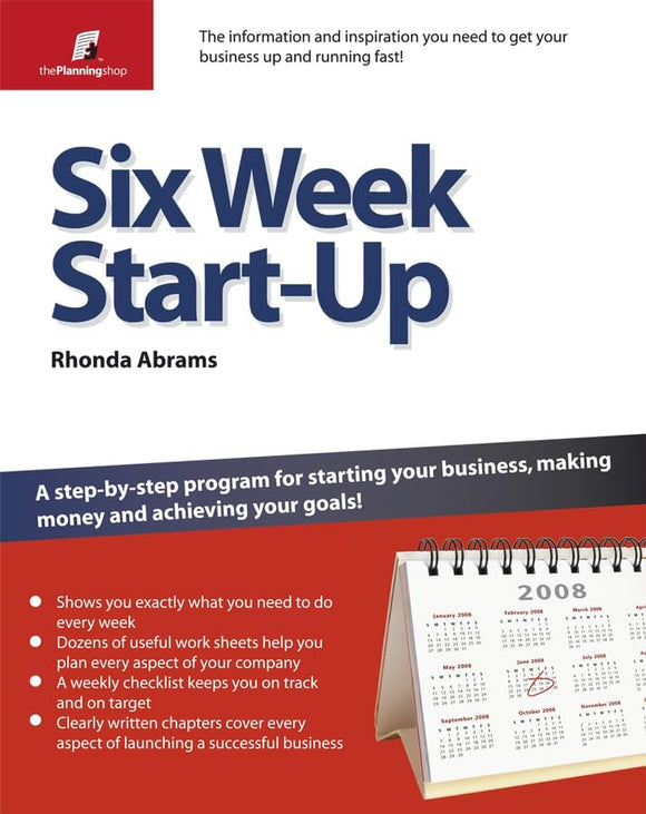 Six Week Start-Up by Rhonda Abrams (Author)