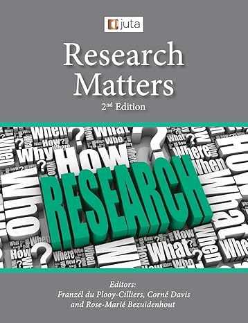 Research Matters by Franzel Du Plooy-Cilliers, & 2 more