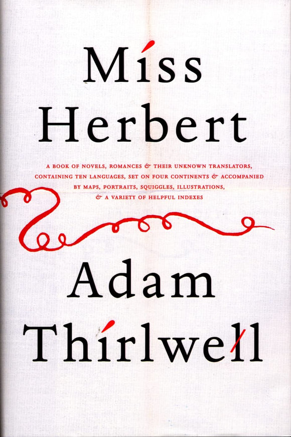 Miss Herbert by Adam Thirlwell (Author)