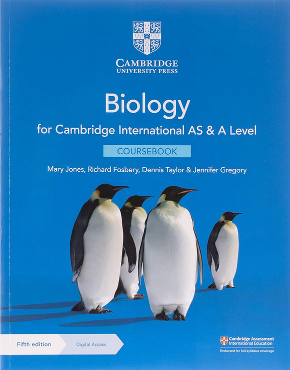 ambridge International AS & A Level Biology Coursebook with Digital Access (2 Years) 5ed by Mary Jones (Author), Richard Fosbery , & 2 more