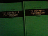 The technique of psychotherapy by Lewis R. Wolberg (Author) 2 Volumes (part 1 and part 2)
