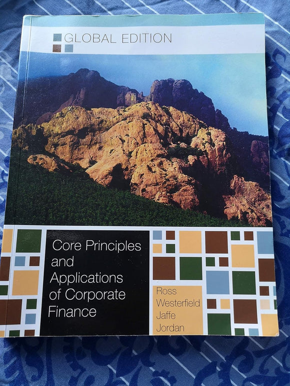 Corporate Finance: Core Principles and Applications by Stephen A. Ross (Author)