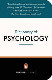 The Penguin Dictionary of Psychology (Penguin Dictionary)- USED