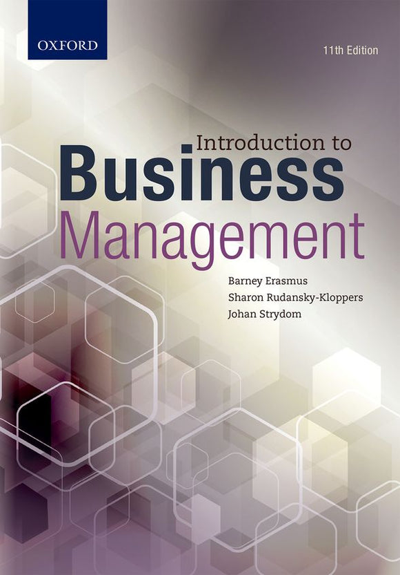 Introduction to Business Management 11e by H. Badenhorst-Weiss, T. Botha, M. Cant, M. Jansen van Rensburg, L. Krüger