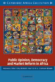 Public Opinion, Democracy and Market Reform in Africa African Edition by Bratton, Michael