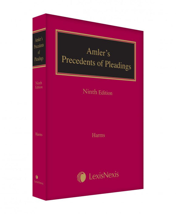Amlers Precedents of Pleadings 9th Edition by LTC Harms (Author)