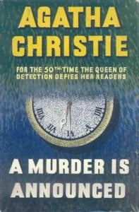 A murder is announced by Agatha Christie, First edition,