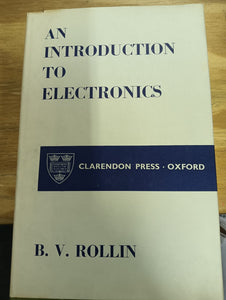 Introduction to Electronics by B.V. Rollin