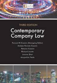 Contemporary Company Law, Second Edition by F. Cassim et al