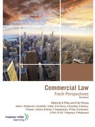 Commercial Law 4th edition by K Pillay and R Du Plesis – I H Pentz Booksellers