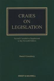 Craies on Legislation by William Feilden Craies