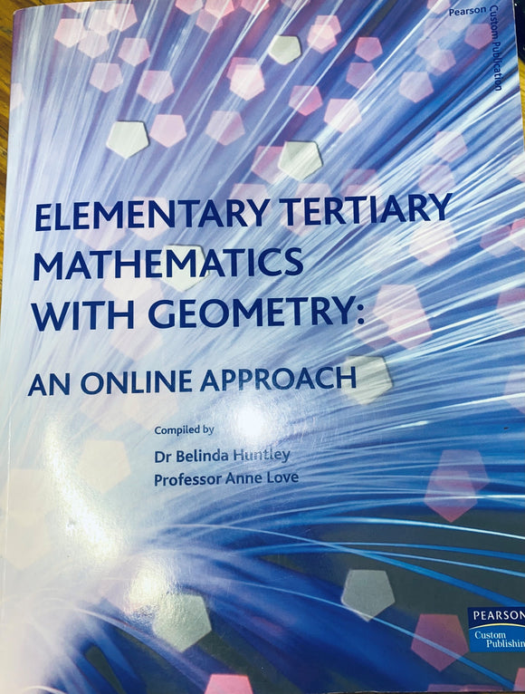 Elementary Tertiary Mathematics with Geometry: An Online Approach
