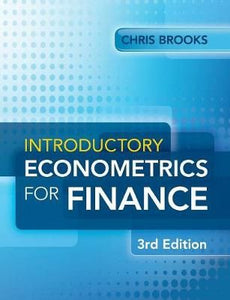 Introductory Econometrics for Finance by Brooks, C