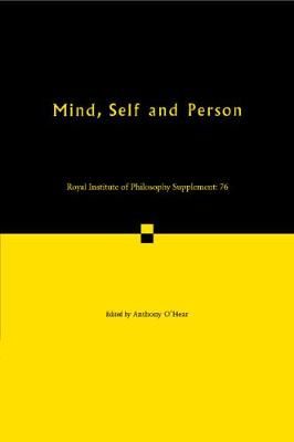 Mind, Self and Person by  O'Hear, Anthony
