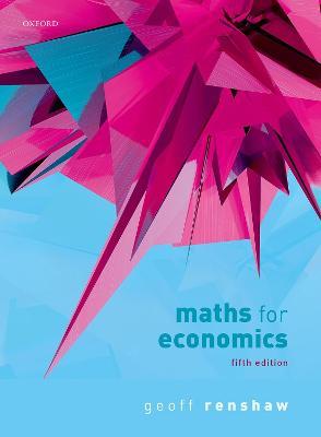 Maths for Economics by Geoff Renshaw