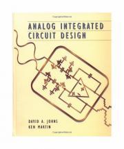 Analog Integrated Circuit Design by Johns, David A.