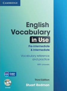 English Vocabulary in Use: Pre-intermediate and Intermediate with Answers and CD-ROM by Redman, Stuart