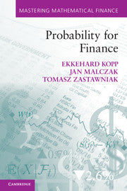 Probability for Finance by Kopp, Ekkehard