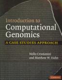 Introduction to Computational Genomics by Cristianini, Nello