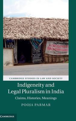 Indigeneity and Legal Pluralism in India: Claims, Histories, Meanings by Parmar, Pooja