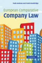 European Comparative Company Law by Andenas, Mads