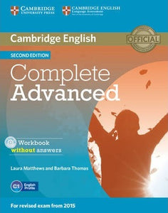 Complete Advanced Workbook without Answers with Audio CD by Matthews, Laura