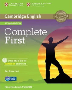 Complete First Student's Book without Answers with CD-ROM by Brook-Hart, Guy