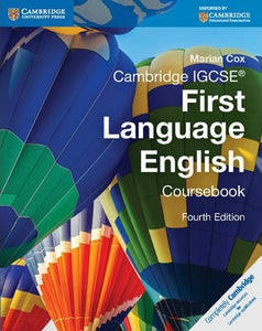 Cambridge IGCSE First Language English Coursebook with Free Digital Content by Cox, Marian