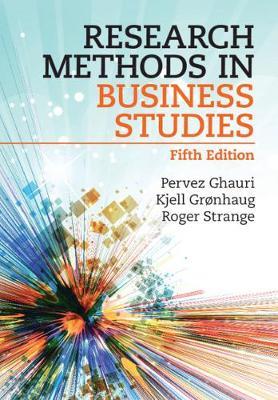 Research Methods in Business Studies by Ghauri, Pervez
