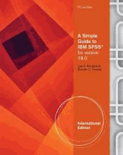 A Simple Guide to SPSS (R) for Version 18.0 and 19.0, International Edition by Kirkpatrick, Lee