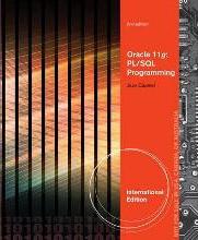 ORACLE (R) 11G : PL/SQL PROGRAMMING, INTERNATIONAL EDITION (WITH CD-ROM)  by Casteel, Joan