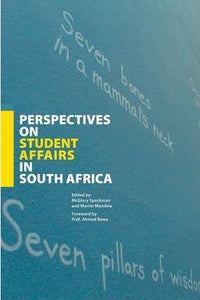 Perspectives on Student Affairs in South Africa by Speckman, McGlory