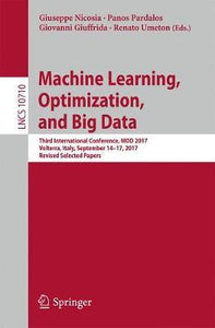 Machine Learning, Optimization, and Big Data by Nicosia, Giuseppe
