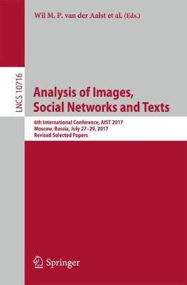 Analysis of Images, Social Networks and Texts by Aalst, Wil M.P. van der
