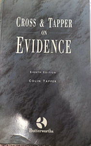 Evidence by Sir Rupert Cross , Revised by  Colin Tapper